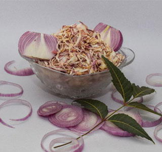 Dehydrated Pink Onion